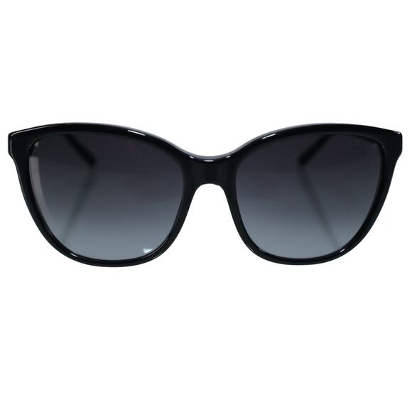 Emporio Armani Cat Eye Womens Sunglasses - Black/Gradient Grey - NWT - Picture 1 of 9